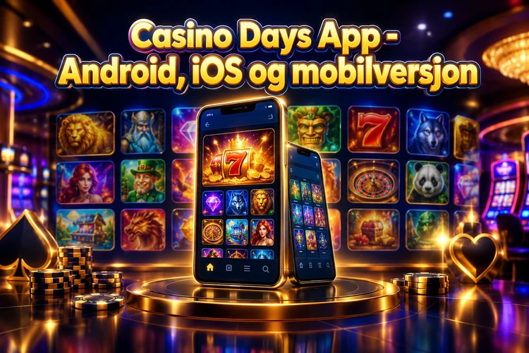 App Casino Days - Android, iOS og mobilversjon