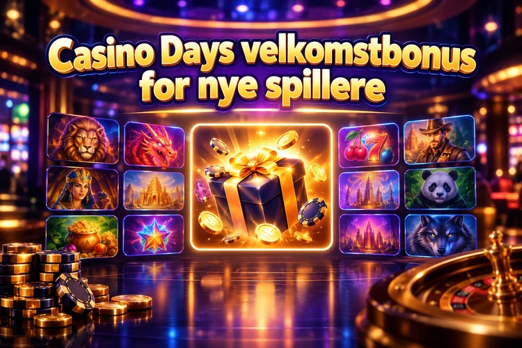 Casino Days velkomstbonus for nye spillere