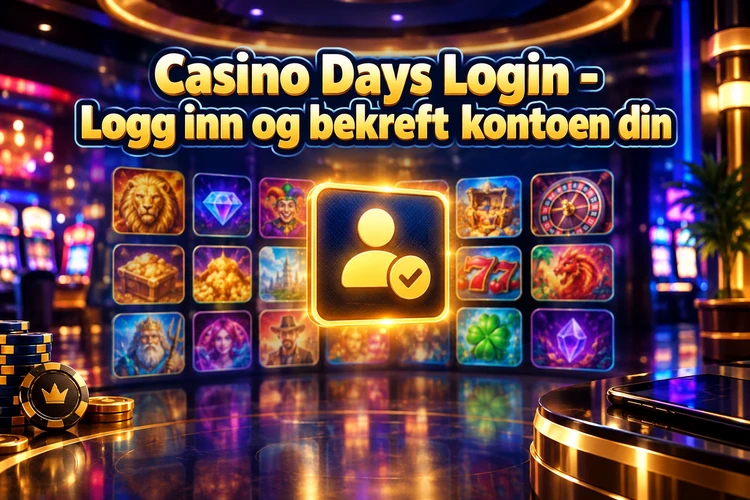 Casino Days Login - Logg inn og bekreft kontoen din