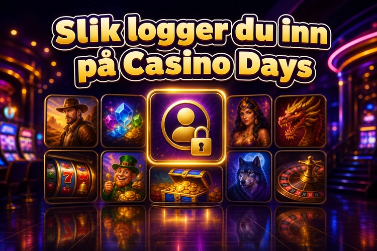 Slik logger du inn på Casino Days